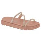 Chinelo Flatform Tiras Strass Cristal Ouro Rosado Silver Nude Vizzano 6459.118 Chinelo Flatform Tiras Strass Cristal Ouro Rosado Silver Nude Vizzano 6459.118