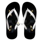 Chinelo Gato preto face