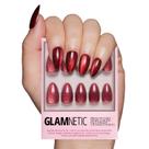 Chinelo Glamnetic Ruby Press On Nails Deep Red Sparkly Chinelo Glamnetic Ruby Press On Nails Deep Red Sparkly