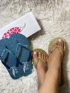 Chinelo glitter pimenta original