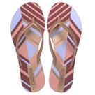 Chinelo grendha rasteira mais açai energia mocca geometrico 18060 -