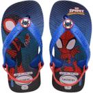 Chinelo Havaianas Baby Marvel Menino Azul Vermelho