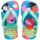 Chinelo havaianas baby peppa pig azul lavanda Chinelo havaianas baby peppa pig azul lavanda