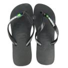 CHINELO HAVAIANAS BRASIL LOGO 4110850 Cor:PRETOTAMANHO:43