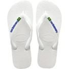 Chinelo Havaianas Brasil Logo Branco tam.35/36
