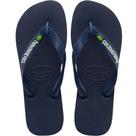 Chinelo Havaianas Brasil Logo Fc - unissex - azul marinho