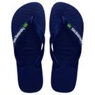 Chinelo Havaianas Brasil logo Marinho Estilo Original Cor:MarinhoTamanho:35-36Gênero:Únissex
