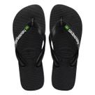 Chinelo Havaianas Brasil Logo Unissex Original Cor:Preto/PretoTamanho:36