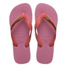 Chinelo Havaianas Brasil Logo Unissex Original Cor:Rosa ChiffonTamanho:36