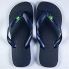 Chinelo Havaianas Brasil Logo Unissex Original Legítima Com Bandeira Cor:MarinhoTamanho:41/42