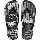 Chinelo Havaianas DC Logomania Masculino - Preto e Branco Chinelo Havaianas DC Logomania Masculino - Preto e Branco