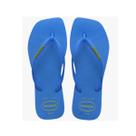 Chinelo Havaianas De Dedo Slim Logo Popup Azul Brilhante
