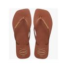 Chinelo Havaianas De Dedo Slim Logo Popup Ferrugem