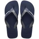 Chinelo Havaianas Dual Azul Marinho e Cinza Aço 39/40 Adulto