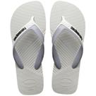Chinelo Havaianas Dual Branco e Cinza Gelo 43/44 Adulto