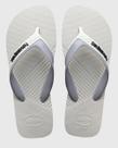 Chinelo Havaianas Dual Fc - Branco/Cinza Gelo Chinelo Havaianas Dual Fc - Branco/Cinza Gelo