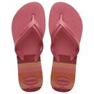 Chinelo Havaianas Feminina Elegance Print com Tira Grossa Nova Coleção Original Pau Brasil