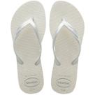 Chinelo Havaianas Feminina Fantasia Gloss Branca Original Chinelo Havaianas Feminina Fantasia Gloss Branca Original