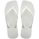 Chinelo Havaianas Feminino Adulto Quadrado Slim Square Cor:BrancoTamanho:39/40 Chinelo Havaianas Feminino Adulto Quadrado Slim Square Cor:BrancoTamanho:39/40