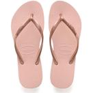 Chinelo Havaianas Feminino SLIM 35/36 Rosa Ballet