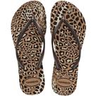 Chinelo Havaianas Feminino Slim Animals Rose