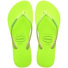 Chinelo Havaianas Feminino Slim Glitter Neon