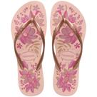 Chinelo Havaianas Feminino SLIM Organic 33/34 ROSA/DOURADO (PAR)