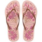 Chinelo Havaianas Feminino Slim Organic Desenho Floral 2025