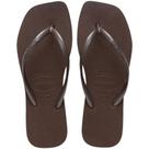 Chinelo Havaianas Feminino SLIM Square 37/38 Café PAR