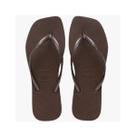 Chinelo Havaianas Feminino Slim Square Cafe