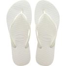 Chinelo Havaianas Feminino Slim Tradicional Tira Fina Original Branco
