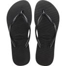 Chinelo Havaianas Feminino Slim Tradicional Tira Fina Original Preto