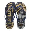 Chinelo Havaianas Feminino Slim Warner Classics Azul Marinho