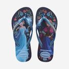 Chinelo Havaianas Infantil Slim Princesas Frozen Azul