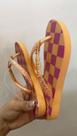 Chinelo havaianas kids slim glitter ii pessego
