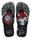 Chinelo Havaianas Licenciado TOP Corinthians 45 46 Preto