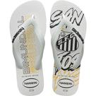 Chinelo Havaianas Licenciado TOP Santos 37/8 Branco