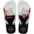 Chinelo Havaianas Licenciado TOP Sao Paulo 39 40 Branco PAR