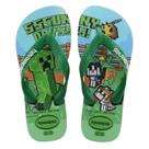 Chinelo Havaianas Original Havaianas Kids Minecraft Gamer Cor:VerdeTamanho:23/24Genero:Masculino
