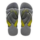 Chinelo Havaianas Ortopédico Power 2.0 Azul Anatômico 0306 Verão - Masculino Cor:CinzaTamanho:43/44Gênero:Masculino