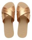 Chinelo Havaianas Rasteirinha Aqua Slide Metallic Lançamento