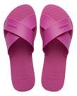 Chinelo Havaianas Rasteirinha Aqua Slide Metallic Rosa Gum