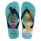 Chinelo Havaianas Simpsons Cor:AZUL TRADI / PRETOTamanho:37/38
