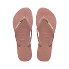 Chinelo Havaianas Slim Brasil Rosa Crocus