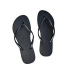 Chinelo Havaianas Slim FC Feminino Original Confortável Pret Cor:PretoTamanho:37/38Gênero:Feminino