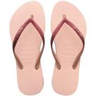 Chinelo Havaianas Slim Feminina Sparkle Glitter Rosa Ballet Chinelo Havaianas Slim Feminina Sparkle Glitter Rosa Ballet