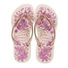Chinelo Havaianas Slim Organic Rosa/Dourado