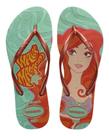 Chinelo Havaianas Slim Princesas Disney Ariel Feminino Argila Nº 35/36 Cód. 1746