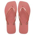 Chinelo Havaianas Slim Square - Feminino - Argila - 3940