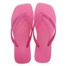 Chinelo Havaianas Slim Square - Feminino - Rosa - 3536